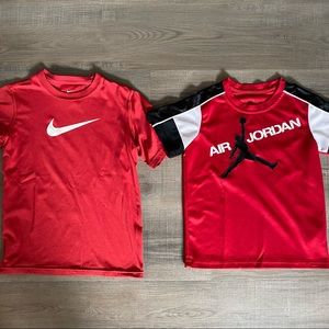 Nike & Air Jordan boys small T-shirt bundle